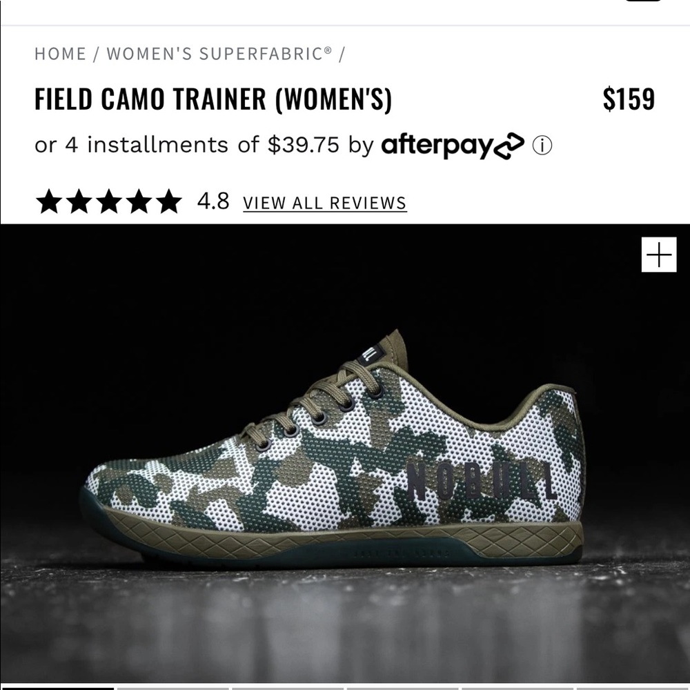 Womens NoBull Field Camo Trainers